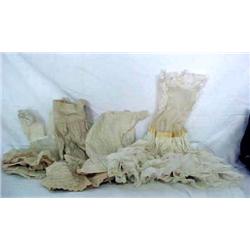 5 Pieces of White Doll Clothing