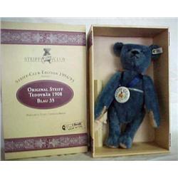 Steiff Original Teddy Blue Bear 17 3/4