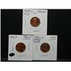 Image 1 : 1960 D Large Date, 1963, 1979 S Type 1 Proof Memorial Cents