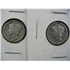 Image 2 : 1944 PD Mercury Dimes
