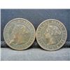 Image 2 : 1893 & 1899 CANADIAN CENTS!