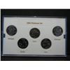 Image 2 : 2004 PLATINUM EDITION BU STATE QUARTERS (COA), (MICHIGAN/FLORIDA/TEXAS/IOWA & WISCONSIN)