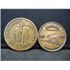 Image 1 : 2 UNC TOKENS (RAILROAD BORA/AMERICAN FREEDOM TRAIN)