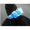 Image 2 : WOMAN'S BLUE FIRE OPAL RING (SIZE 6), FASHION JEWELRY