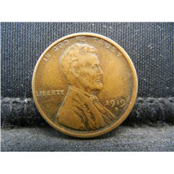 1919s  S Lincoln Cent