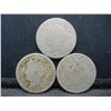 Image 1 : Three Liberty Nickels 1883 1890 1893