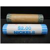 Image 1 : 2005 P&D Bison Nickel Roil Set Bank Wrapped (80 Coins Total)