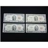 Image 1 : 1953 1953 A 1953 B 1953 C Complete set of $2 Red Seal Notes