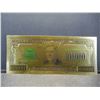 Image 1 : 1928 $100,000 Gold Certificate 24K Gold Foil Note NOT LEGAL TENDER