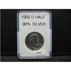 1959-D Franklin Half Dollar High Grade!