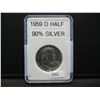 Image 1 : 1959-D Franklin Half Dollar High Grade!