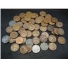 Image 1 : 50 Unsearched Lincoln Wheat Cents - Several Steel Cents Noted