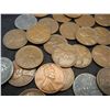 Image 2 : 50 Unsearched Lincoln Wheat Cents - Several Steel Cents Noted