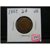 Image 3 : 1862 2 Cent Piece
