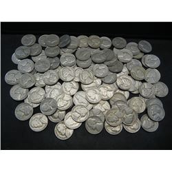 100 Jefferson Nickels 30's, 40's, 50's, 60's Some High Grades!