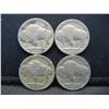 Image 2 : 1935, (3) 1937 Buffalo Nickels