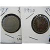 Image 2 : 1898, 1910 V Nickels