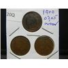 Image 1 : 1900, 03, 05 Indian Head Cents