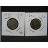Image 1 : 1897, 1898 V Nickels