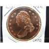 Image 1 : Copper Round .999 Liberty Bust