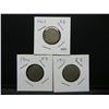 Image 1 : 1900, 1903, 1911 V Nickels