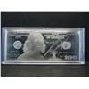 Image 1 : $100 Bill of 1 ounce 999 SILVER PURE. Cameo Proof