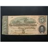 Image 1 : 1864 Confederate States $5. Richmond Capitol. XF condition