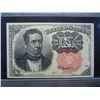Image 2 : 1874 10 cent fractional. GEM UNC 66 CHOICE. Long thin key, CGA graded