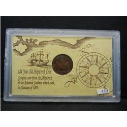 1808 Admiral Gardner Uncirculated 10 Cash.