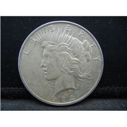 1922 AU Peace Dollar