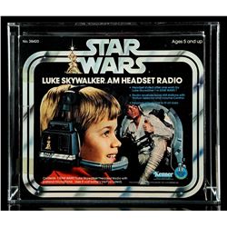. Luke Skywalker AM Headset Radio AFA 80 [Kazanjian Collection]