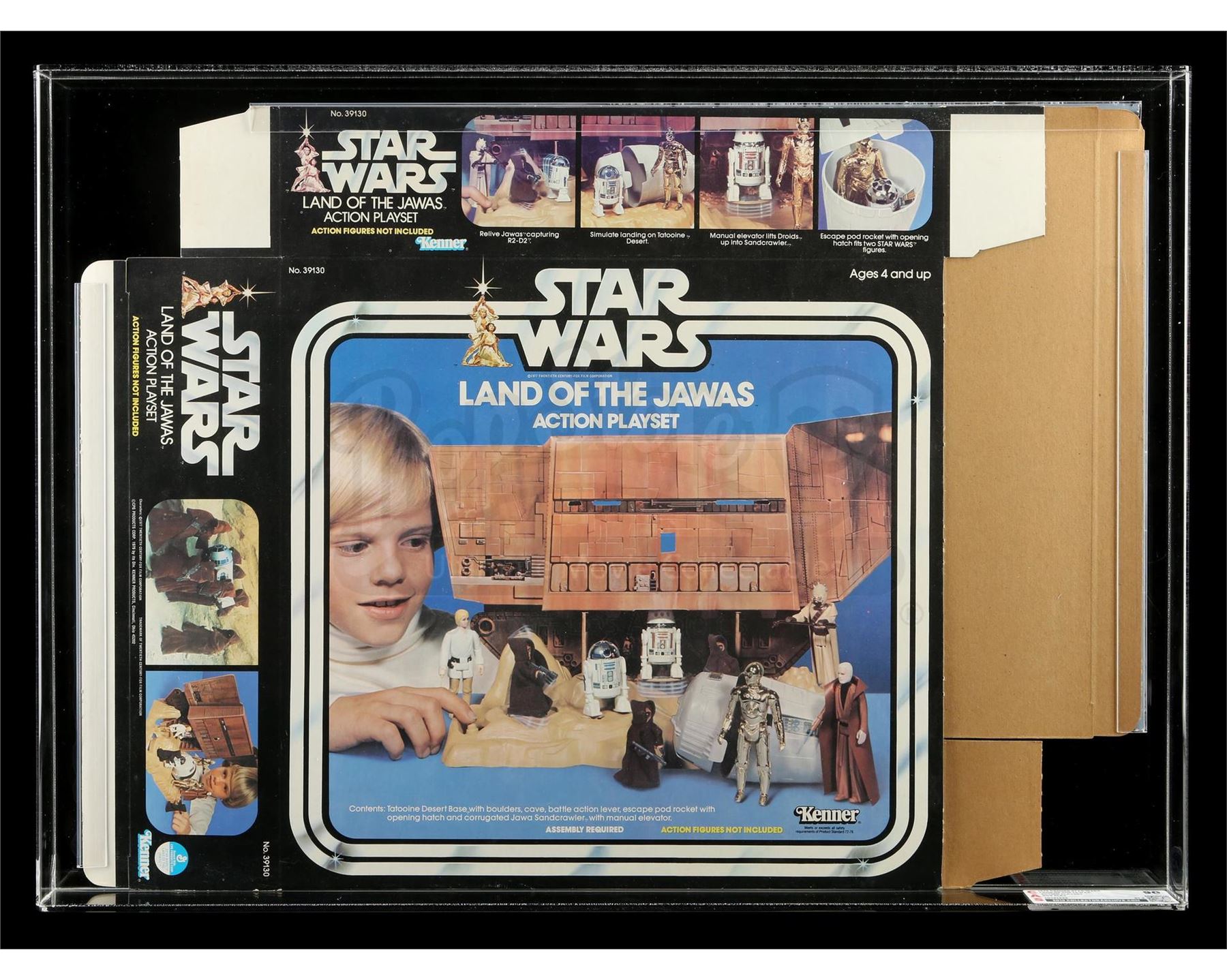 . Land of the Jawas Action Playset Box Flat CAS 90