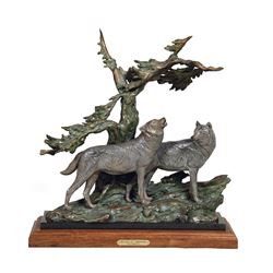 Kent Ullberg - Wolves at Timberline