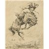 Image 1 : Olaf Wieghorst - A Buck Off & Calf Roping