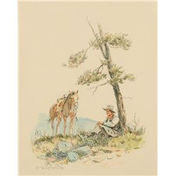 Olaf Wieghorst - Arizona Cowboy