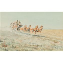 Edward Borein - Stagecoach
