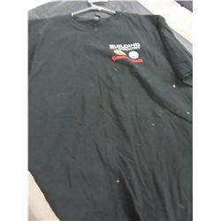 ROGER PLACE "BUILDING OIL COUNTRY" BLACK T-SHIRT (SIZE XL)