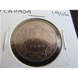 1906 CANADA LARGE PENNY (XF)