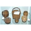 Image 1 : 1 GROUP OF SIX MINIATURE BASKETS, 