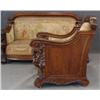Image 4 : 1 VICTORIAN GRIFFIN CARVED PARLOR SET 