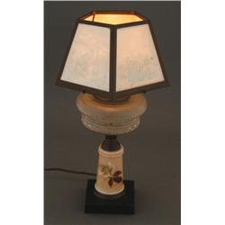 1 VICTORIAN LITHOPHANE LAMP 