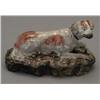 Image 1 : 1 STAFFORDSHIRE FIGURE OF A DOG, 6 1/2