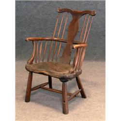 1 PRIMATIVE WINDSOR ARCHAIR 