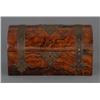 Image 1 : 1 ENGLISH BURL WALNUT TEA CADDY, 