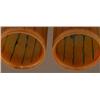 Image 3 : 1 PAIR OF HANDEL REVERSE PAINTED MANTLE