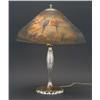 Image 1 : 1 PAIRPOINT REVERSE PAINTED TABLE LAMP,
