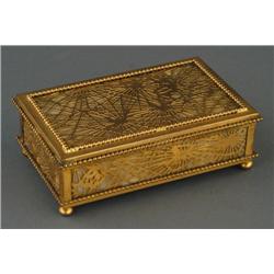 1 TIFFANY STUDIOS PINE NEEDLE BOX, 