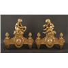 Image 1 : 1 PAIR OF FRENCH GILT BRONZE FIREPLACE 