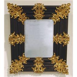 1 LARGE ITALIAN BAROQUE STYLE MIRROR 