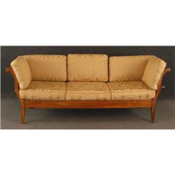 1 ITALIAN NEOCLASSICAL FRUITWOOD SETTEE